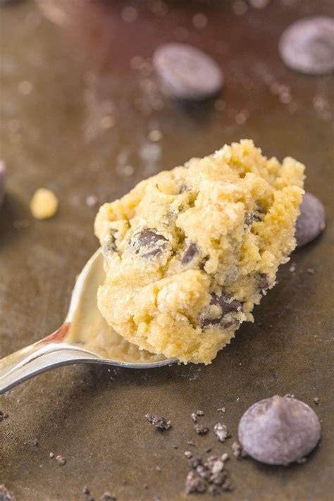 Healthy Classic Cookie Dough For One Paleo Vegan Gluten Free