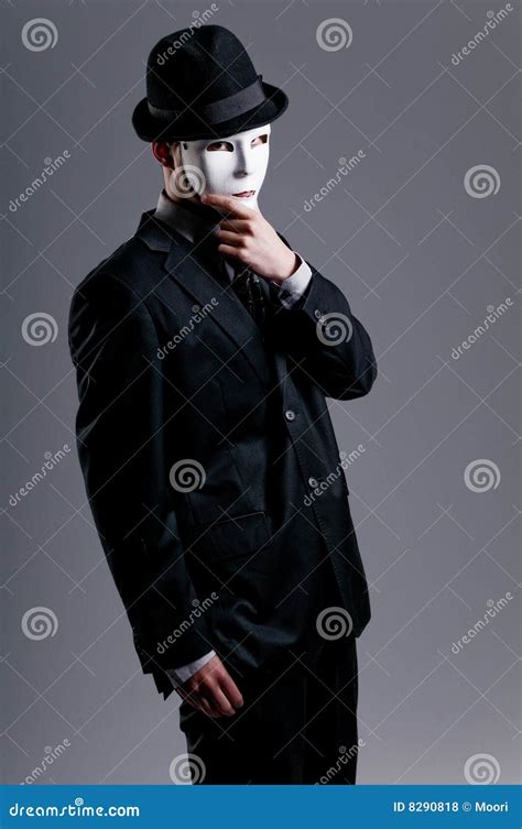 Masked Stock Photo Image Of Masked Person Modern Human 8290818