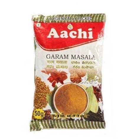 Aachi Garam Masala Spice Powder Packaging Size G At Rs Pack In