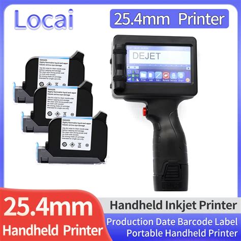 Ручной струйный принтер для QR штрих-кода, 25,4 мм | AliExpress