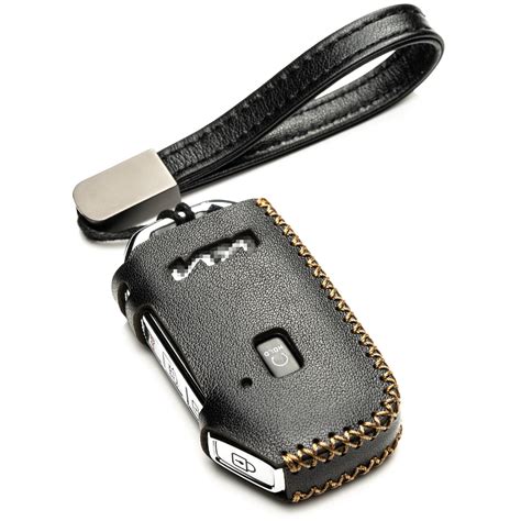 Vitodeco Genuine Leather Smart Key Fob Case Compatible With Kia Soul