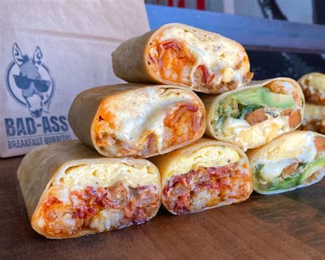 Bad Ass Breakfast Burritos Downtown Phoenix Menu Phoenix Order Bad Ass Breakfast Burritos