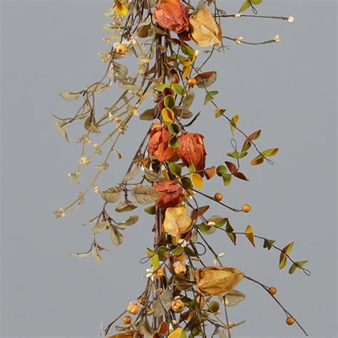 Fall Foliage Pumpkin Garland | Antique Farmhouse