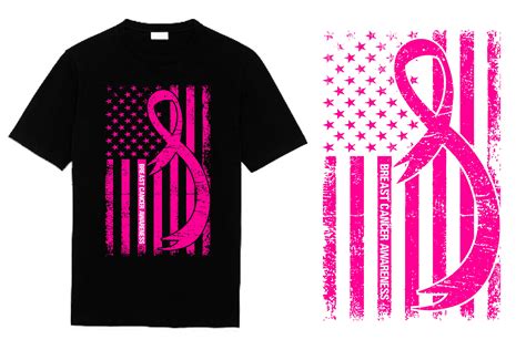 Breast Cancer Awareness T Shirt Design Graphic By Flag Station