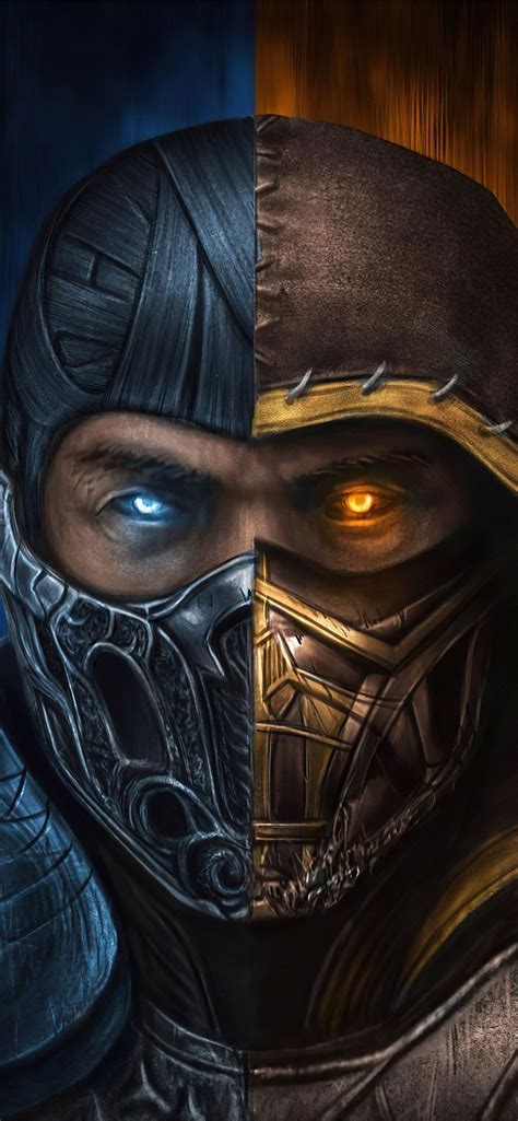 Sub Zero X Scorpion Mortalkombat Movie 4k Iphone 11 Wallpapers Free