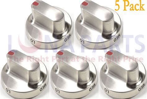 5 Pack Dg64 00347a Range Dial Knob Dg64 00472a Range Oven Ap5949480 Ps10058981 Ebay