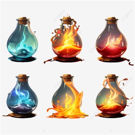 Magic Bottle Beautiful Icon Game Free Element Decorative Material