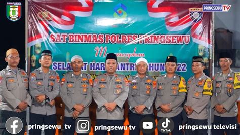 Sat Binmas Polres Pringsewu Mengucapkan Selamat Hari Santri Tahun 2022 Youtube