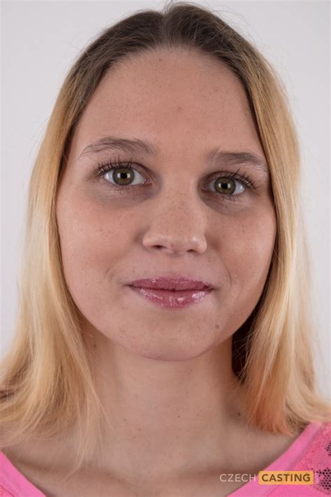 First Timer Klara Sports A Shaved Vagina During A Closeup Once She Is