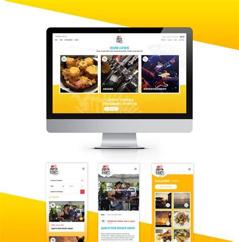 Engaging Restaurant Website Design For Harpoon Eddie's | TRAINOR