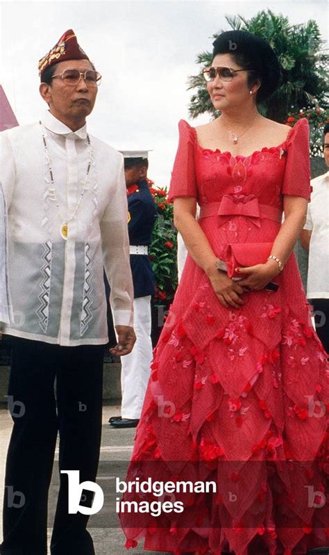 Image Of Philippines President Ferdinand Marcos And First Lady Imelda Marcos In