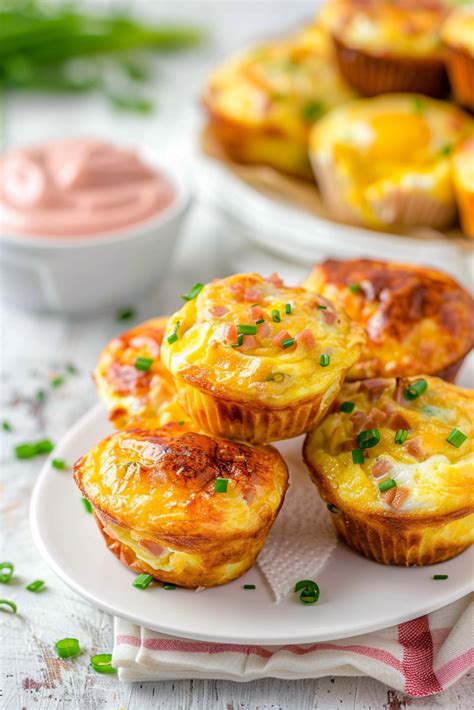 Delicious Ham And Cheese Egg Muffins Recipe