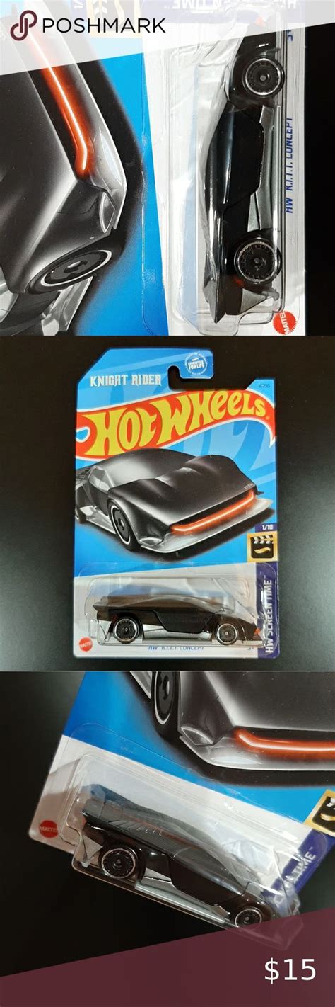 Hot Wheels Knight Rider K I T T Concept Black 2023 HW Screen Time Collection