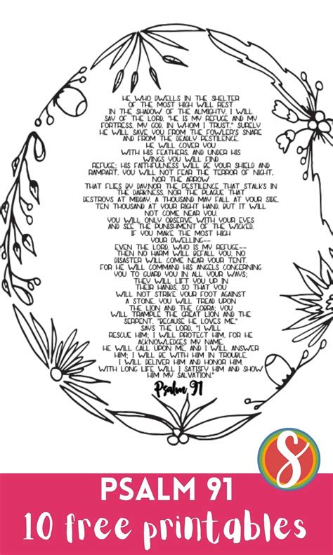 Free Printable Psalm 91 | Rossy Printable