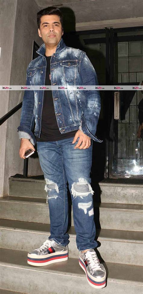 karan johar flaunts a denim on denim look | Alia Bhatt, Karan Johar’s denim fashion face off