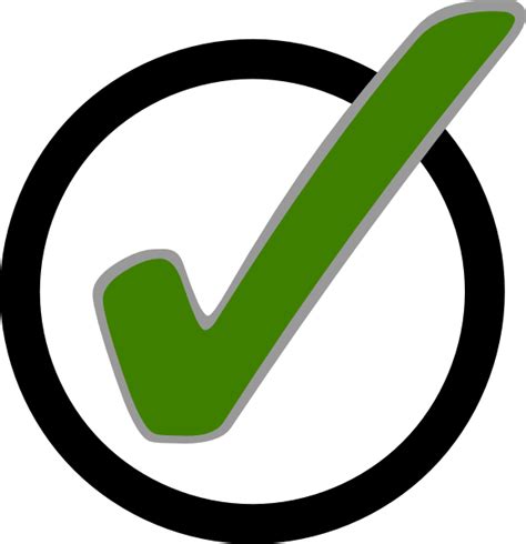 Green Check Mark Bmp Clipart Best