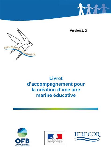 PDF Livret daccompagnement pour la création dune aire marine