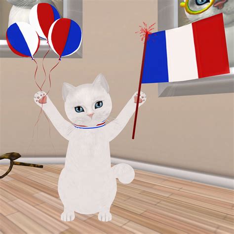 Celebration Kittycats Statues Happy Bastille Day Kittycats News