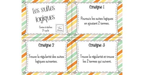 Lot de cartes à tâches Mathématiques 2e cycle