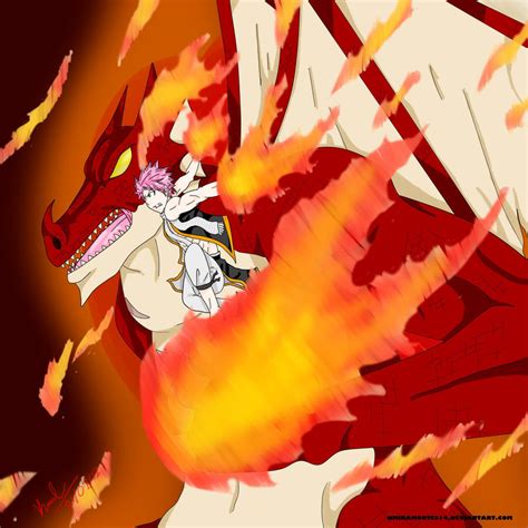 Natsu and Igneel by kmiramontes14 on DeviantArt