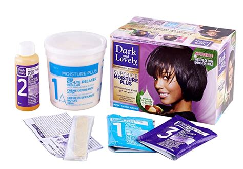 Dark And Lovely Superior Moisture Plus No Lye Relaxer Kit Regular