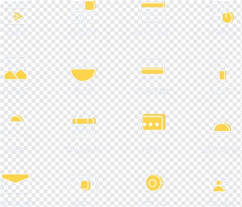 Yellow User Interface Icons Png PNGWing