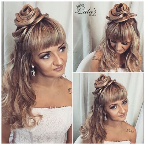 Rose Updo Hair Styles Hair Beauty