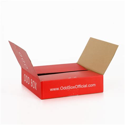 Red Corrugated Cardboard Packaging Box ，reusable Custom Printed