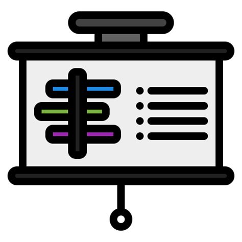 Presentation Generic Outline Color Icon