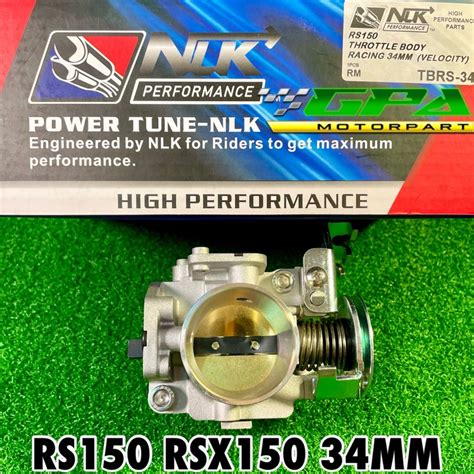 Nlk Performance Racing Throttle Body Honda Rs Rsx Mm Mm Mm