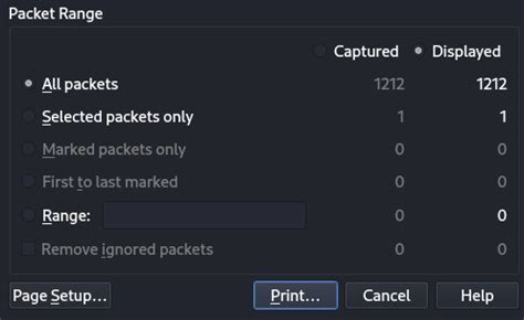 Printing Packets In Wireshark Geeksforgeeks