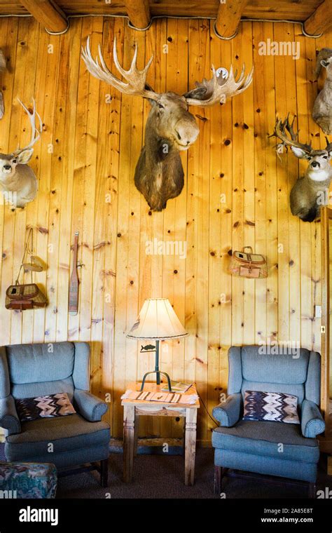 Hunting Lodge Interior Hi Res Stock Photography And Images Alamy