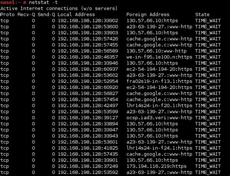 Netstat Command Linux