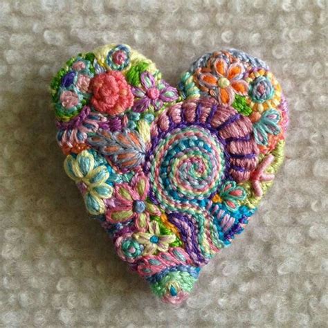 Pin By Maria Luisa Brazzoduro On Hearts Embroidery Hearts Ribbon