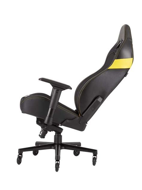 Corsair T2 Road Warrior Gaming Chair — Blackyellow Cf 9010010 Ww