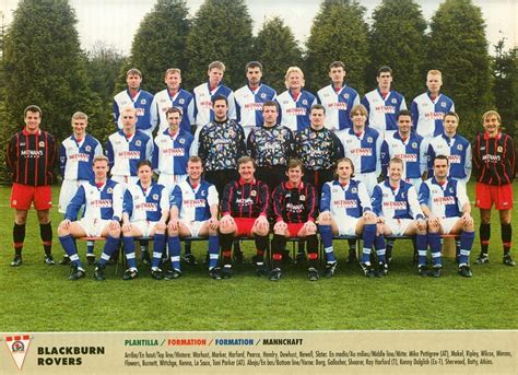 Marjorie Richards Kabar: Blackburn Rovers Squad 1995