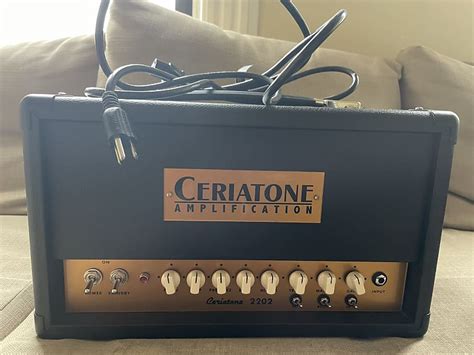 Ceriatone British Style 2202hw 2018 Black With Buffered Reverb