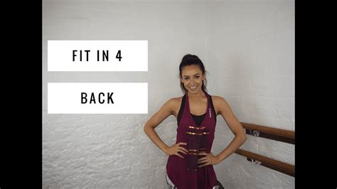 Toned Back And Shoulder Workout Danielle Peazer Youtube