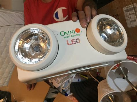 Omni Automatic Emergency Light Swivel Head LED AEL 390 Furniture