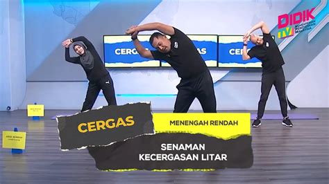 Cergas Menengah Rendah Senaman Kecergasan Litar Youtube