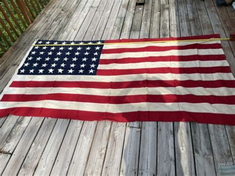 Vintage 48 Star American Flag EBay