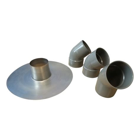 SET Aluminium Plakplaat 3x Bocht 45 T B V Kabeldoorvoer