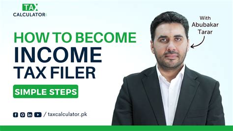 How To Become Income Tax Filer Youtube