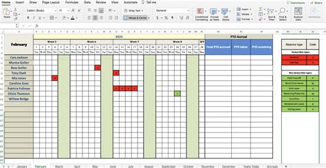 How To Build A Vacation Accrual Spreadsheet In Excel