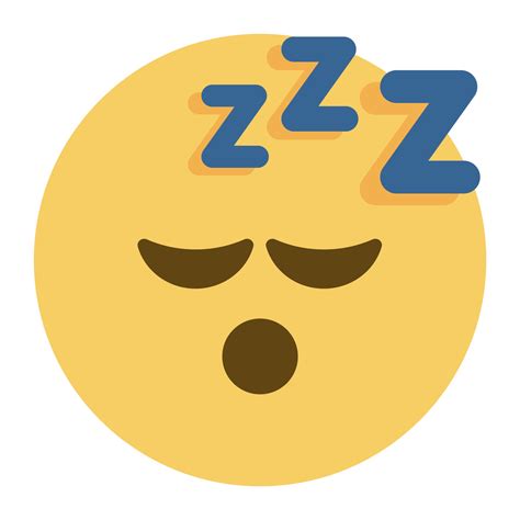 Top Quality Emoticon Sleeping Emoji Snoring Emoticon Zzz Yellow Face