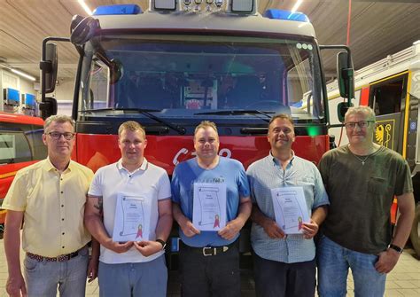 Verabschiedungen Aus Ausschuss Und Mtern Bei Der Feuerwehr