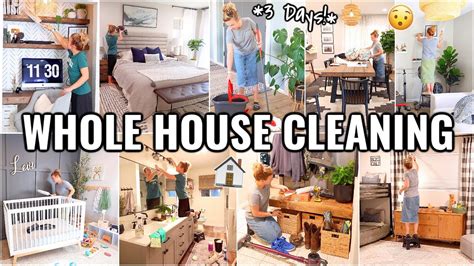 WHOLE HOUSE DEEP CLEAN WITH ME WEEKLY CLEANING ROUTINE 2023