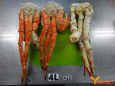 Blue King Crab Clusters Raw Frozen 4l Size