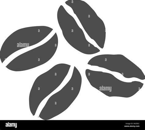 Coffee Beans Vector Icon Illustration Stock Vector Image And Art Alamy