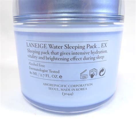 Review Laneige Water Sleeping Pack Ex The Beauty Junkee